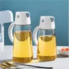 ハーブスパイスツールキッチンビネガージャグガラスオイル水差しディスペンサー自動開ける家庭用ボトルオイルと酢オリーブオイルコンテナ221203
