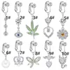 Fashion Stainless Steel Crystal Butterfly Fake Belly Piercing Women Girls Faux Button Piercing Nombril Body Jewelry