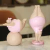 Decorative Objects Figurines Living Room Decorations Creative Girl Simple Art Yoga Ornaments Office Desk Computer Trinkets 221203