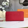 Classic High-End Quality Design 3 piece Pochette Wallet Womens purse Coin Purses Double hasp Wallets Fold Card Holder Passport Holders red Key Pouch with box