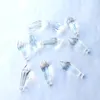 Chandelier Crystal 50pcs/lot 37mm Clear Accessories Glass Crystals Lamp Prisms Parts U-Icicle Drops Hanging Pendants Free Rings