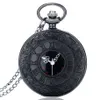 Vintage Pocket Watches Charm unisex moda rzymska kwarc kwarc steampunk kieszonkowy zegarek dla kobiet wisiorka mężczyzny z łańcuchem