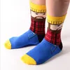 Chaussettes pour hommes mode Streetwear hommes coton hiver barbe Gentleman motif Hip Hop longue drôle pour hommes Calcetines Meias