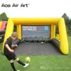 Gioco di tiro di calcio gonfiabile 4 x 3 Giochi di tiro al bersaglio di calcio gonfiati per bambini Divertimento all'aria aperta con ventilatore gratuito-2