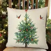 Pillow Case Christmas Cushion Cover Merry Decor For Home 2022 Navidad Pillowcase Cristmas Ornaments Xams Gifts Year #t2p