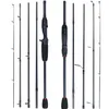 Spinning Rods Sougayilang 5 Section 18m24m Portable Voyage Pêche Castingspinning Leurre Corps En Carbone Poids Ultra-Léger 221203