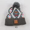 auto Dames Gebreide Caps Outdoor Hoeden Volwassen Mutsen Vizier Cap Hoeden Winter Warm Reishoed Casual Hoofddeksels Patchwork Kleurrijk9460547