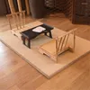 Tapetes Piso Bambu Bamboo Bad Pad grande retângulo de colchão de colchão portátil Tatami Tapete de moda Designer de seda sala de estar Bedr Bedr