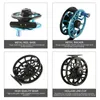 Baitcasting Reels Fly Fishing Reel All Metal CNC Machined 21BB 34 56 78WT Interchangea Large Arbor Pesca Fishing Wheel Accessories Tackle 221203