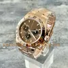 Mens Watches 40mm Rose Gold Cal.4130 Movement Chronograph Automatic Mechanical Sapphire Glass 904l Steel Armband Top-kvalitet Luminous Men's Sport Wristwatches