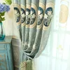 Curtain Brand High-grade European Gold Silk Embroidered Bedroom Living Room Floor Shading Villa Custom Wedding