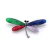 Броши роскошная летняя распродажа корейская версия Crystal Dragonfly Brooch с одеждой для свадебной вечеринки подарки