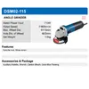 Dong Cheng Power Craft Electric 125mm angle Grinder 1020W 4200-11800R/Min