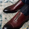 Britischer Stil, formelle Anzugschuhe, echtes Leder, Herren-Oxfords, Business-Schuhe, Herren-Flats