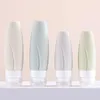 Storage Bottles Silicone Travel Leak Proof Squeezable Refillable Accessories Portable Toiletries Containers Size Cosmetic