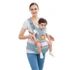 S Slings ryggsäckar 360 Ergonomisk ryggsäck Baby Hipseat som bär för barn Cartoon Wrap Sling Travel 0 36 månader 221203