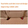 Housses de siège de voiture couverture quatre saisons avant arrière lin tissu coussin respirant protecteur tapis Pad Auto accessoires taille universelle