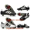 Sac cadeau Copa Coupe du Monde SG Bottes de football Spikes Chaussures de football Baskets Noir Blanc Eur39- 46 botas de futbol Hommes Cuir Souple Crampons de Football au Sol Ferme US 6.5-11