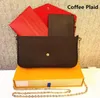 2023 TOP Multi Felicie Pochette Women Chain Bags Wallet Messenger Leather Handbags Shoulder High Quality Flower Purse Crossbody Bag WALLET