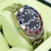 Original Box WATCH BLRO PEPSI 18K White Gold Box Papers NEW Mechanical Automatic Official website synchronization mens Waterproof 298E