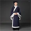 Vêtements de scène chinois traditionnel Tang Costume Hanfu longue Robe pour homme à manches longues hommes Robe Performance Film TV Cosplay Costume