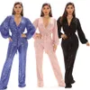 Mulheres Sexy Sparkly Jumpsuits Clubwear