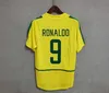 Maglie da calcio Brasil Jersey retrò ronaldo ronaldinho kaka r carlos camisa de futebol brasile camicia da calcio rivaldo classico s calos ivaldo