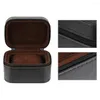 Jewelry Pouches 1pc Leather Watch Case Zippered Holder Waterproof Anti-Fall Packaging Box
