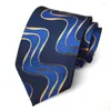 Bow Ties 26 Styles Classic Paisley Striped For Men 8CM Silk Tie Blue Black Green Jacquard Woven Business Wedding Neckties