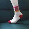 Männer Socken 2022 Mode Frauen Männer Baumwolle Donut Paar Liebhaber Casual Neutral Socke Weiblich Männlich Crew