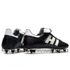 Geschenktüte Copa World Cup SG Fußballschuhe Spikes Fußballschuhe Turnschuhe Schwarz Weiß botas de futbol Herren-Fußballschuhe aus weichem Leder für festen Boden Größe US6,5-11,5 EUR39-46