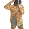 Blusas para mujeres Y2K Estética Autumn Spring Ropa de primavera Camisa de moda femenina Top 2000