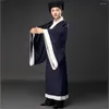 Vêtements de scène chinois traditionnel Tang Costume Hanfu longue Robe pour homme à manches longues hommes Robe Performance Film TV Cosplay Costume