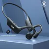 G16 słuchawki przewodnictwa kostnego bezprzewodowe słuchawki Bluetooth 5.1 sportowe słuchawki douszne na świeżym powietrzu W mikrofon dla androida Ios obsługa karty SD