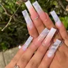 rosa nagelspitzen
