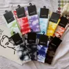 Autumn Winter Pure Cotton Men's and Women's Tie f￤rgade l￥nga strumpor Sport High Tube Tide Candy Color Sock Hook Brand