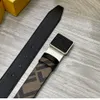 Reversible Belt Leather Black Gold Buckle for Men Classic Waistbands Jean Business Formal/Casual Belts Belts & Accessories