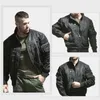 bomberjacks heren Army Tactical Stand Collar Flight Male Pilot jacket ma-1 Winter luchtmacht Jacket Man Combat baseball doek succesvolle mensen