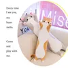Hot Soft/Cute /Plush /Long Cat/Cotton Doll Lunch Nap Office Car Sleeping Pillow Cushion Holiday Gifts Baby Room Decoration