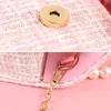 Plecaki moda dziewczyna klasyczna moneta torebka tweed torebka dla dzieci portfel mała torba śliczna mysz kokardka pieniądze na dziecko 221203