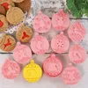 Backformen 10 teile/satz Weihnachten Cookie Marmelade Schokolade Sandwich Cookies Cutter Flip Zucker Werkzeuge DIY Party Liefert