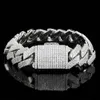 18mm brede volledige zirkonen scherpe cubaanse schakelarmband voor vrouwen luxe sieraden aanpassen maat kleur3918935