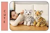 33 cm Simulation Tiger Puppe Ragdoll Kinder Urlaub Plüsch Spielzeug Zimmer Cartoon Dekoration Geburtstag Geschenk Tiger Jahr Kissen Plüschtier