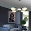 Luzes de teto Modern El Sala Led Led Lamp Control Remote Chandelier Bedroom Estudo iluminação