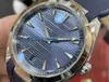 Montre homme VSF 150M Master CAL A8900 automatique 41 mm cadran texturé bleu bracelet en acier inoxydable 220.10.41.21.03.002 montres Super Edition Puretime