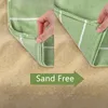 Anpassad 90x180 cm bomull turkisk handduk Ultramjuk känsla Sandfri strandfilt Snabbtorkande Absorberande badhandduk Ingen dålig lukt Överdimensionerade lätta resehanddukar