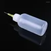 Storage Bottles 1pc 50ml Clear Liquid Bottle For Rosin Solder Flux Paste With 1 Needle