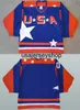 Hockey Jersey USA Film 21 Dean Portman Men Ice Vintage 96 Charlie Conway 44 Fulton Reed Home Blue All Stitched