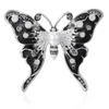 Broches Viennois Émail Broche Papillon Coloré Strass Imitation Perle Insectes Pins Banquet Cadeaux De Noël Accessoires Bijoux