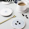 Tabel Runner Art Creative Silicone Diatomite Hygroscopische warmtebestendige niet-slip koffie Cup-decoratie